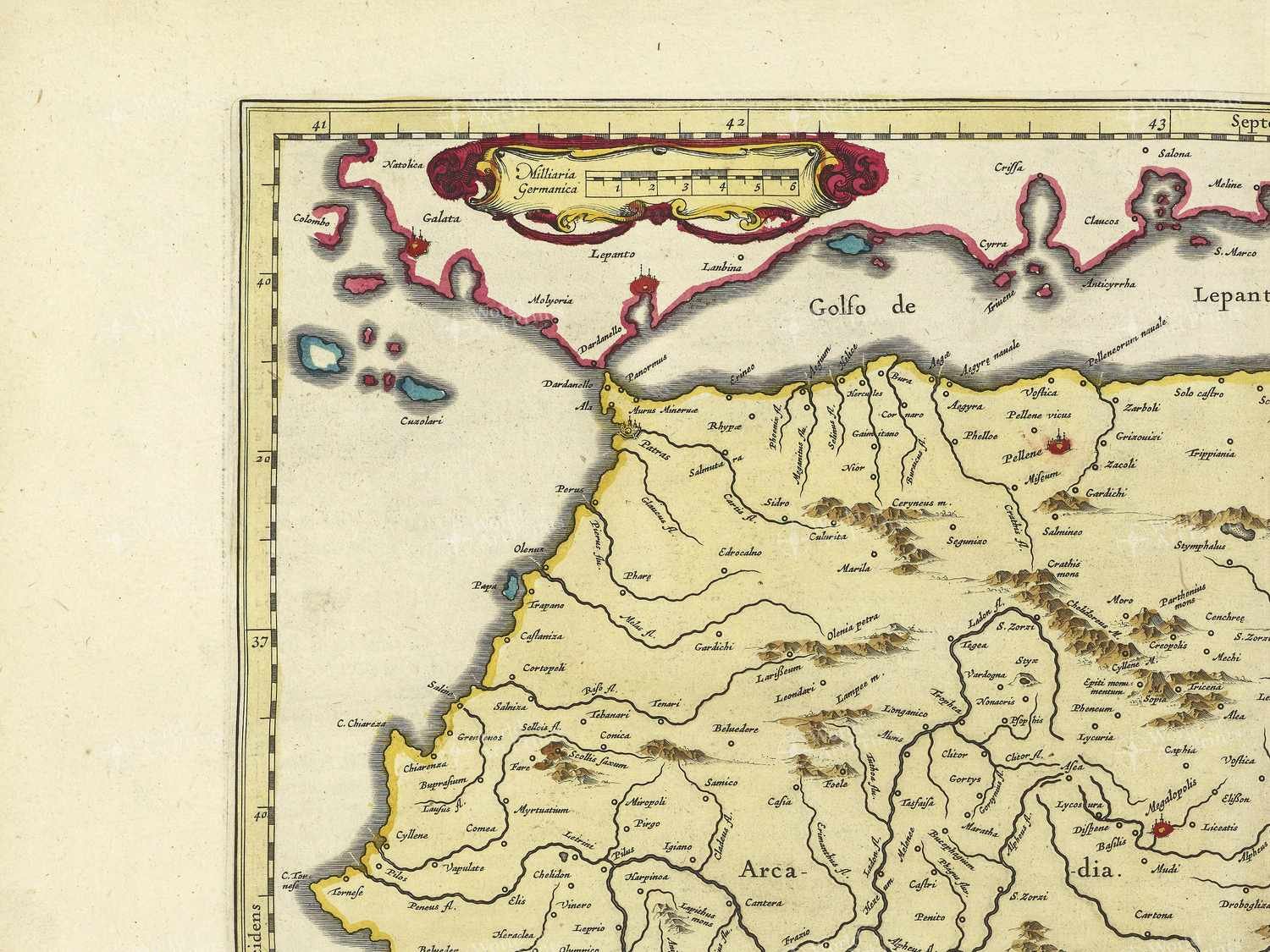 Map top left quadrant