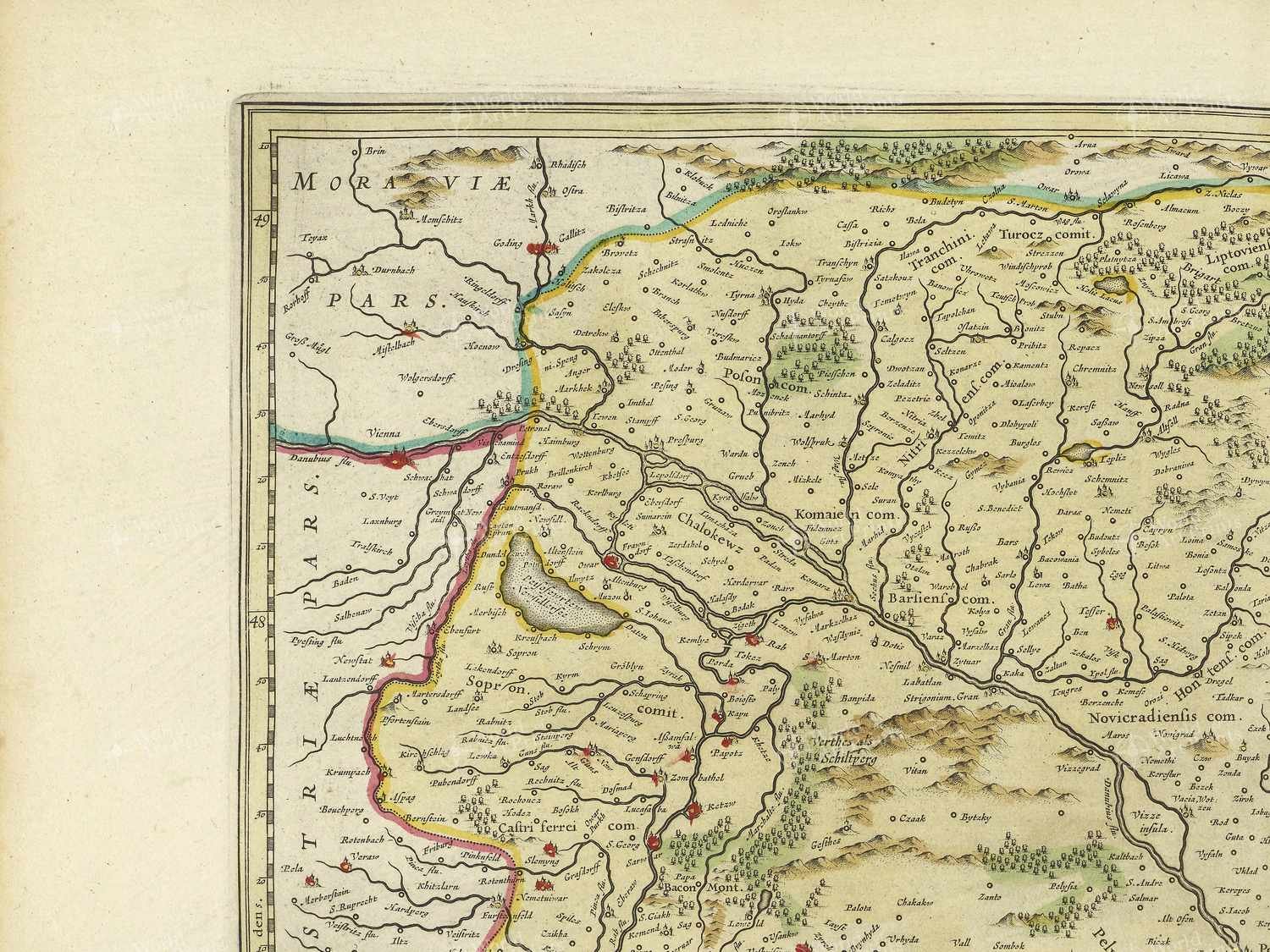 Map top left quadrant