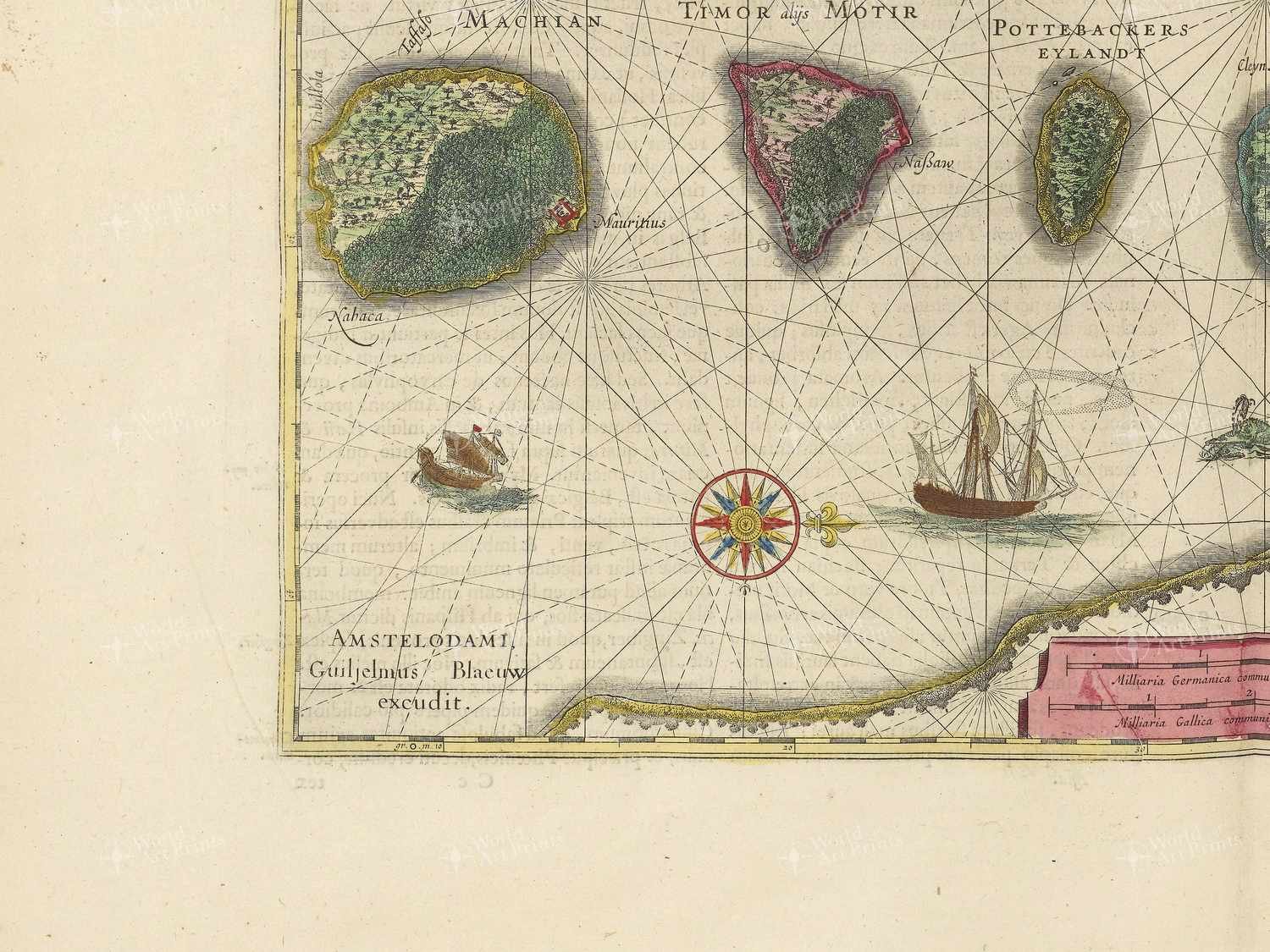 Map bottom left quadrant