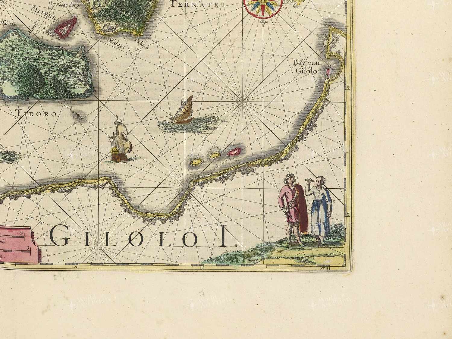 Map bottom right quadrant