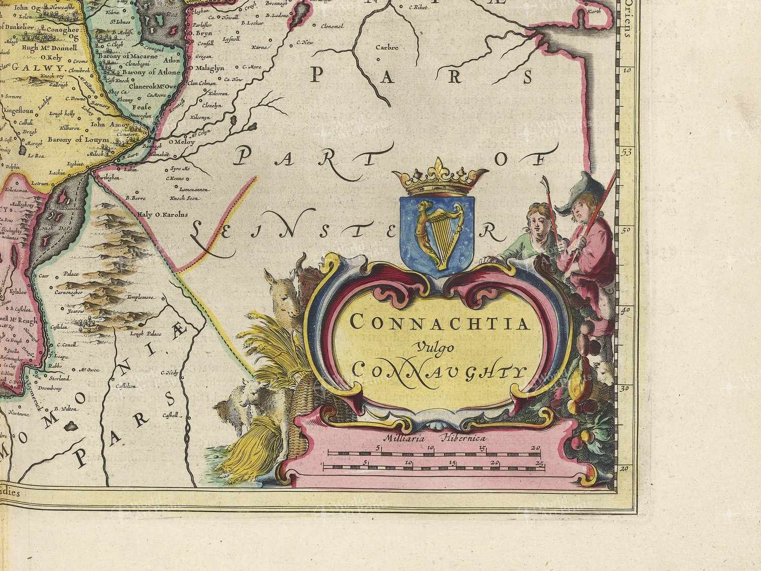 Map bottom right quadrant