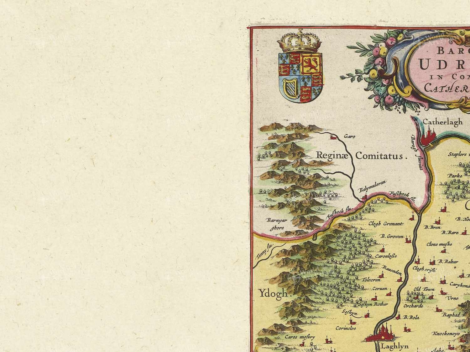 Map top left quadrant