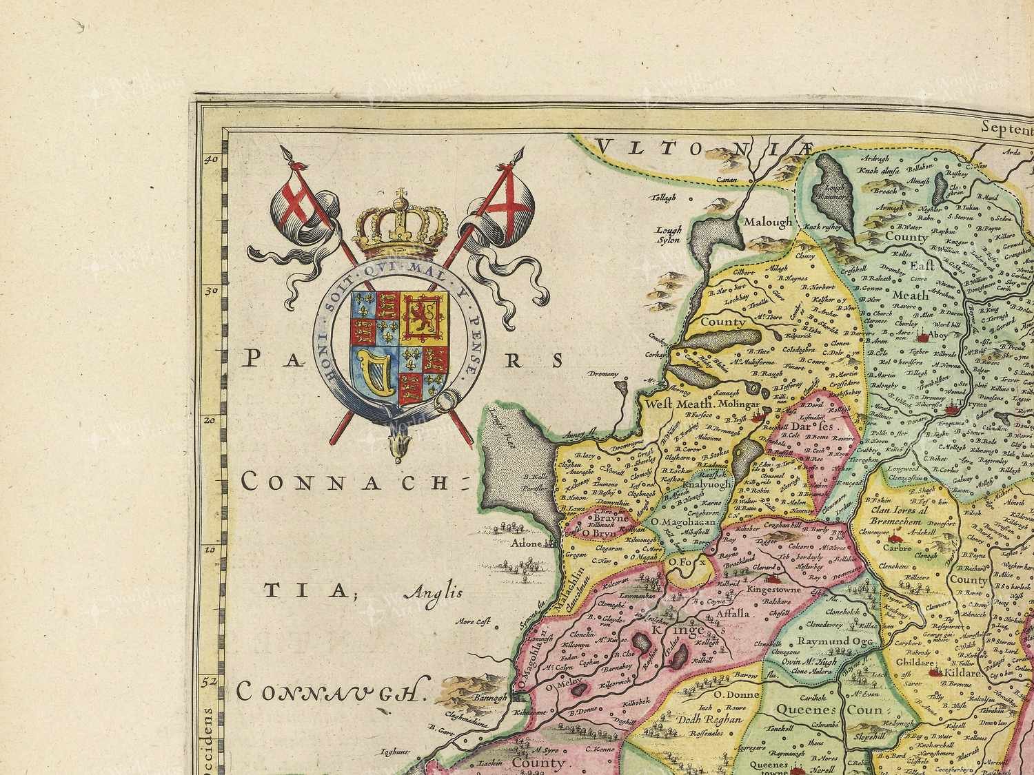 Map top left quadrant
