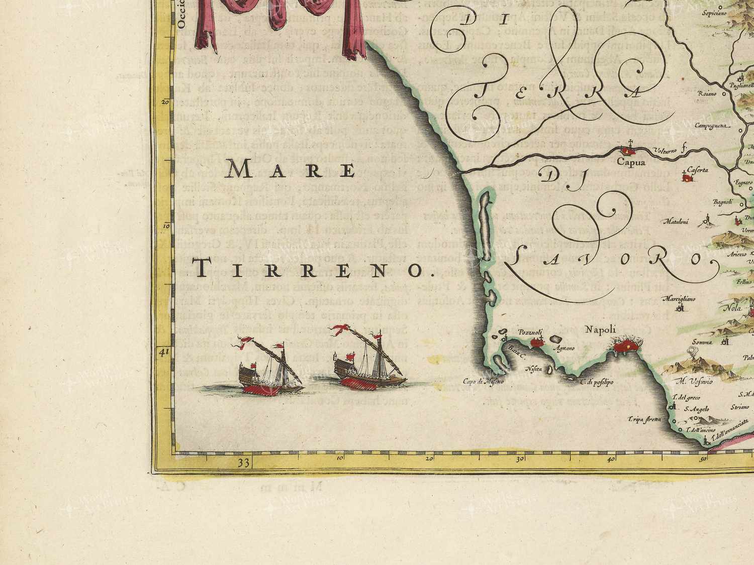Map bottom left quadrant