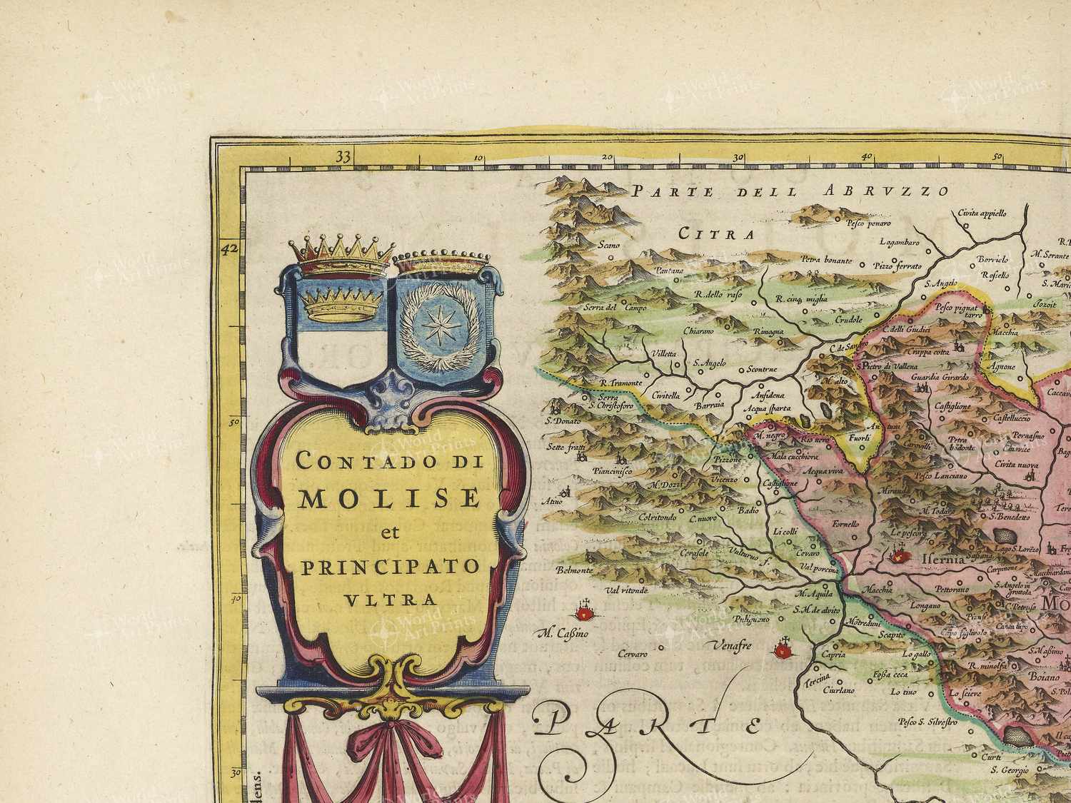 Map top left quadrant