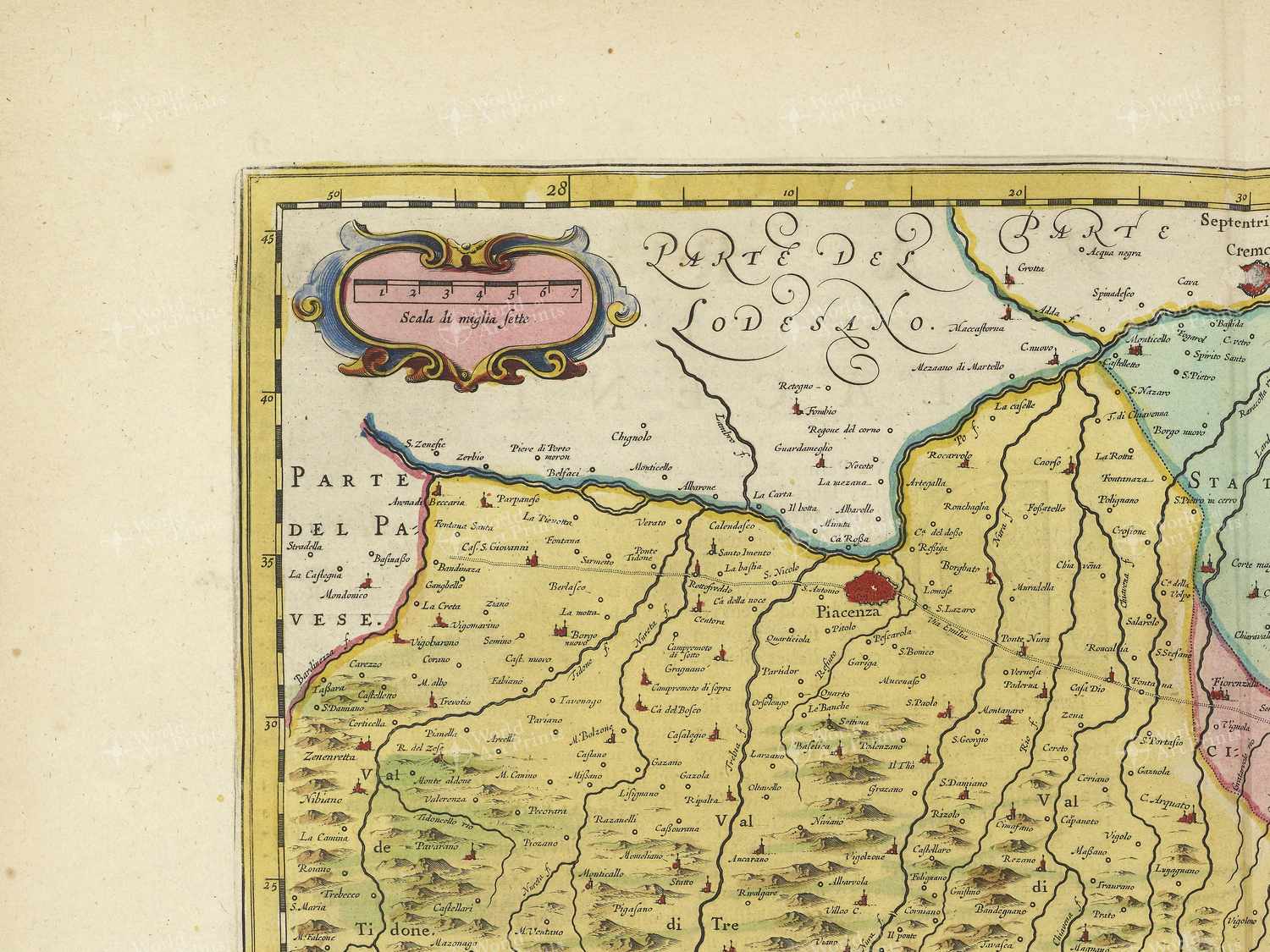 Map top left quadrant