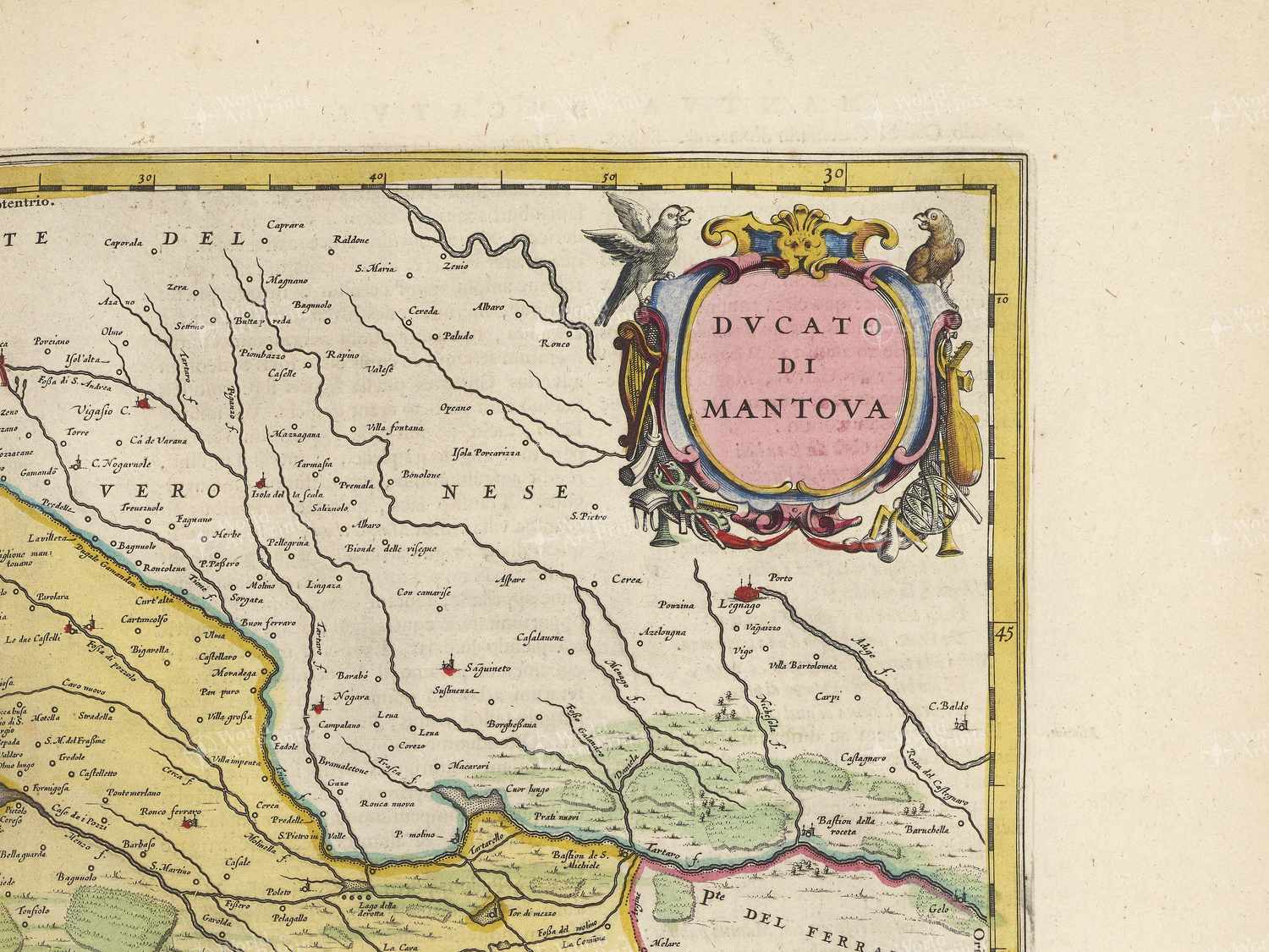 Map top right quadrant