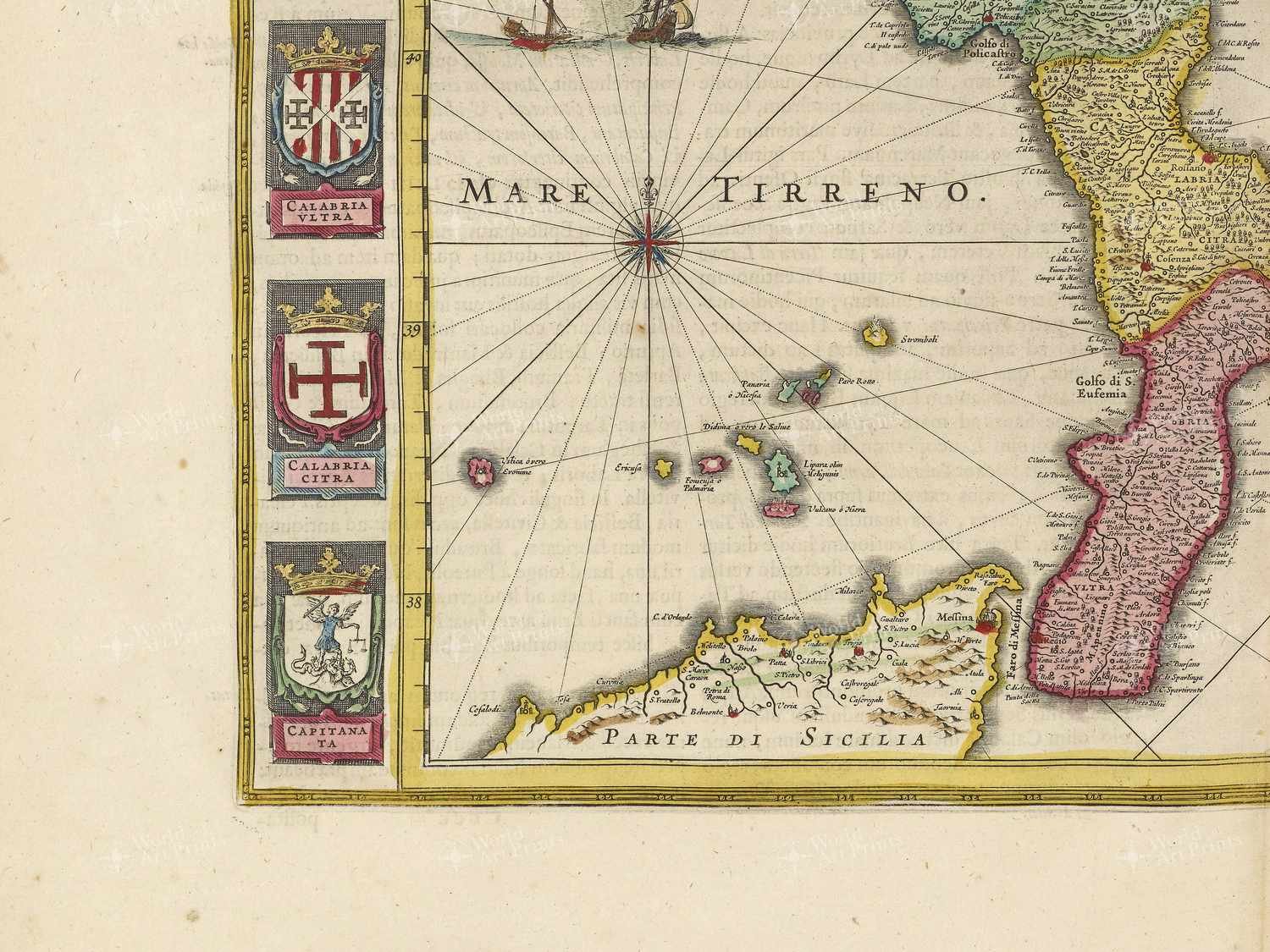 Map bottom left quadrant
