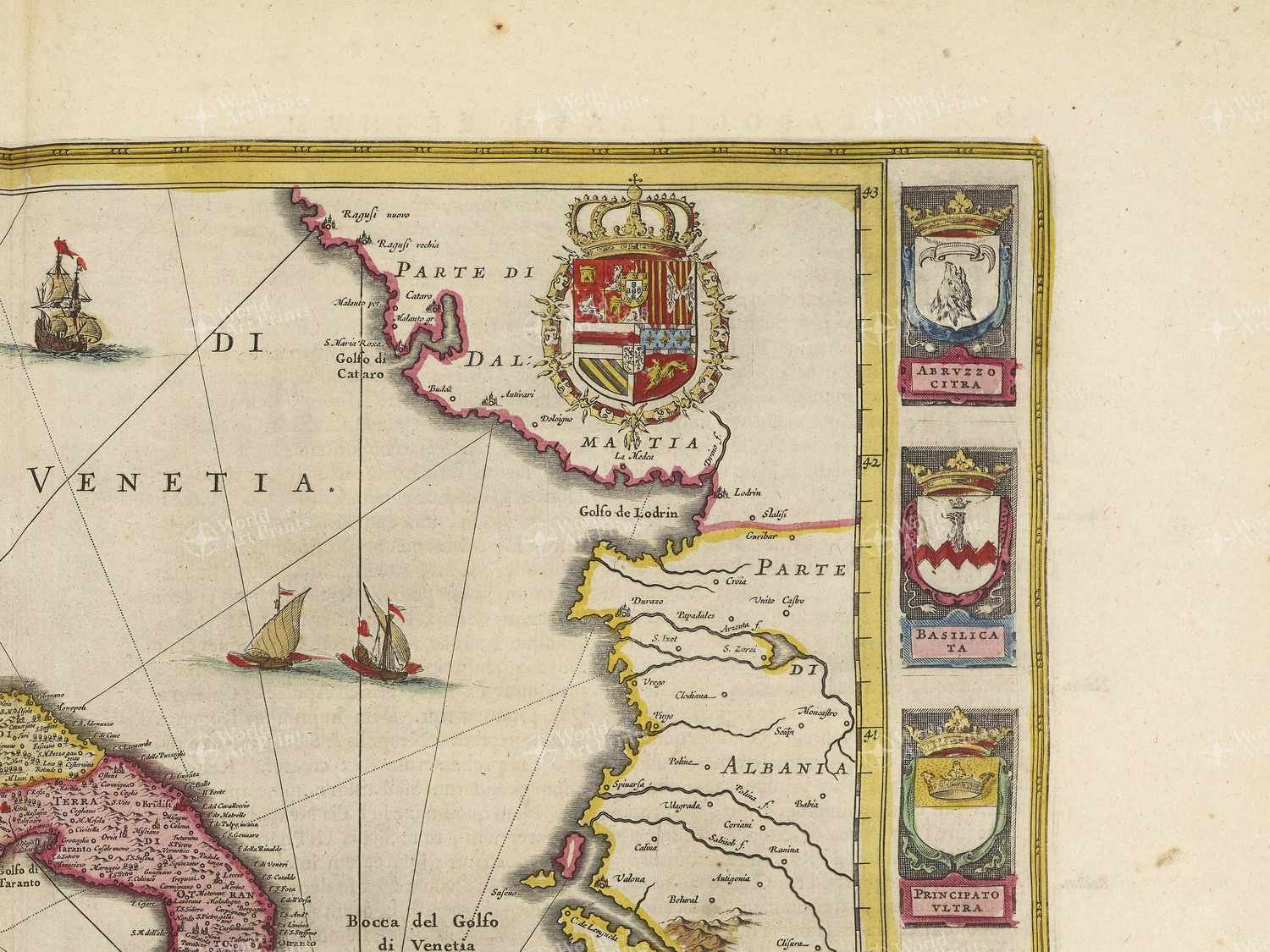 Map top right quadrant
