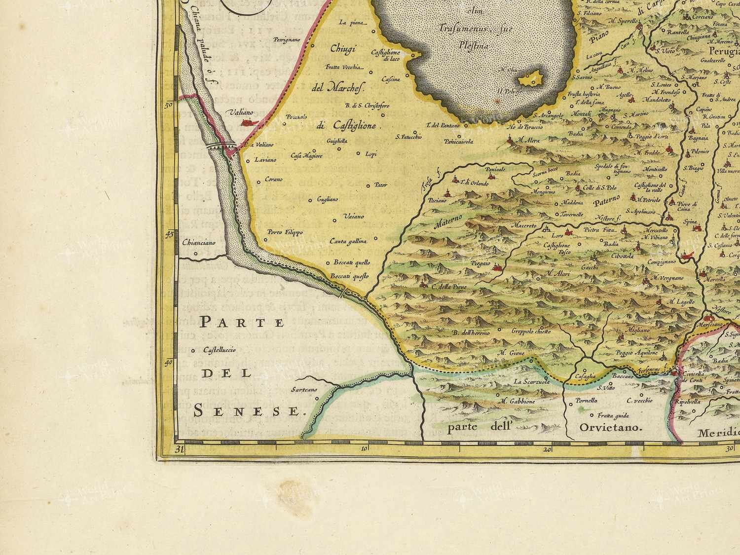Map bottom left quadrant