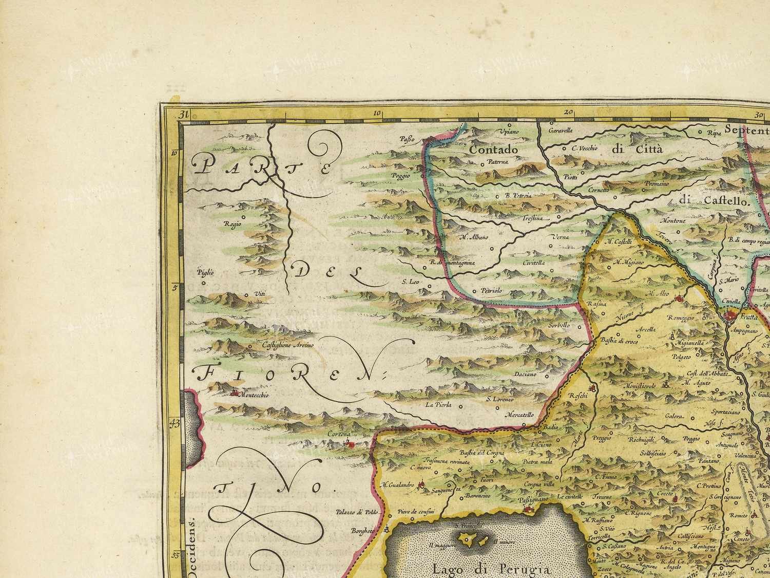 Map top left quadrant