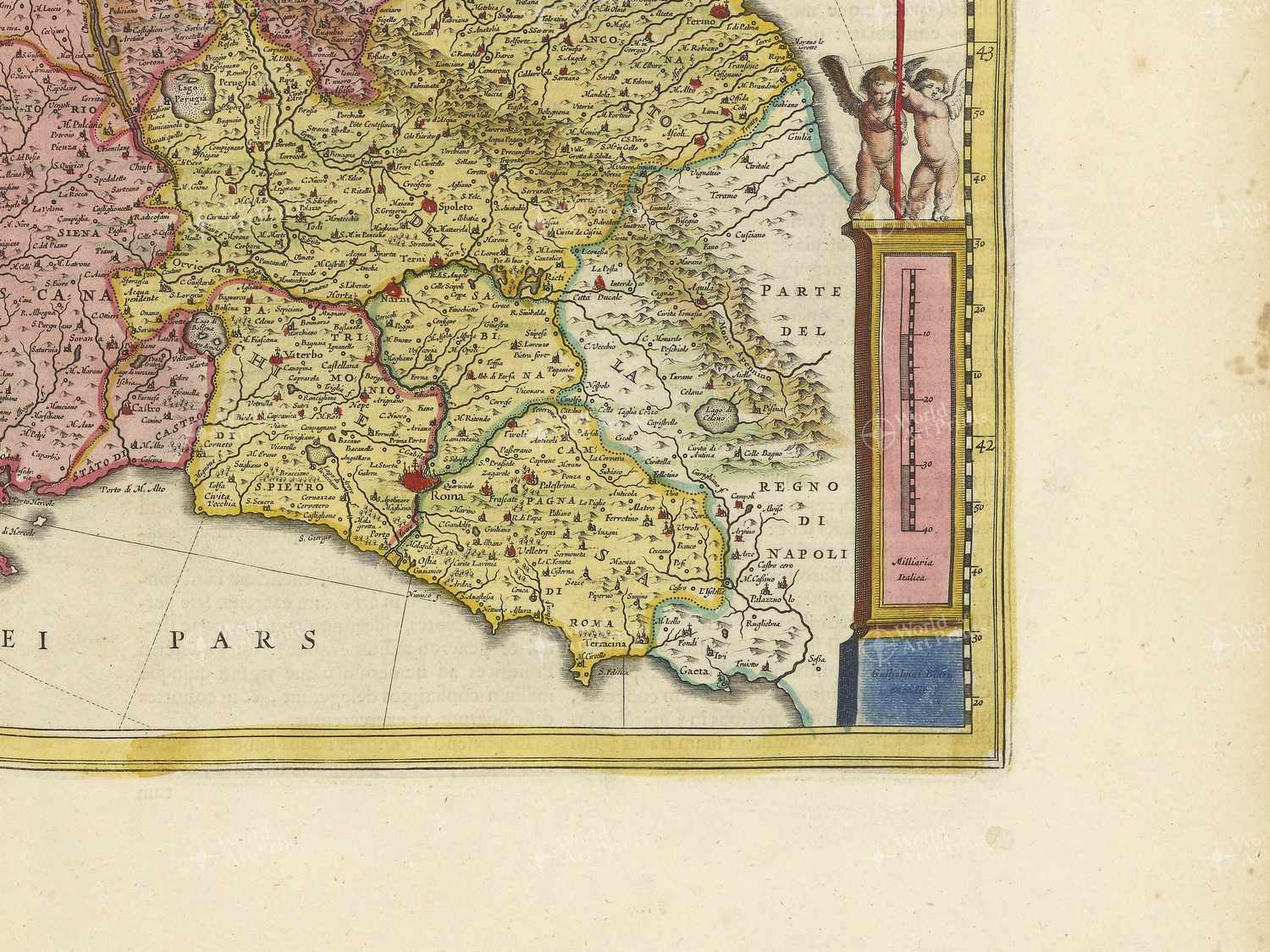 Map bottom right quadrant