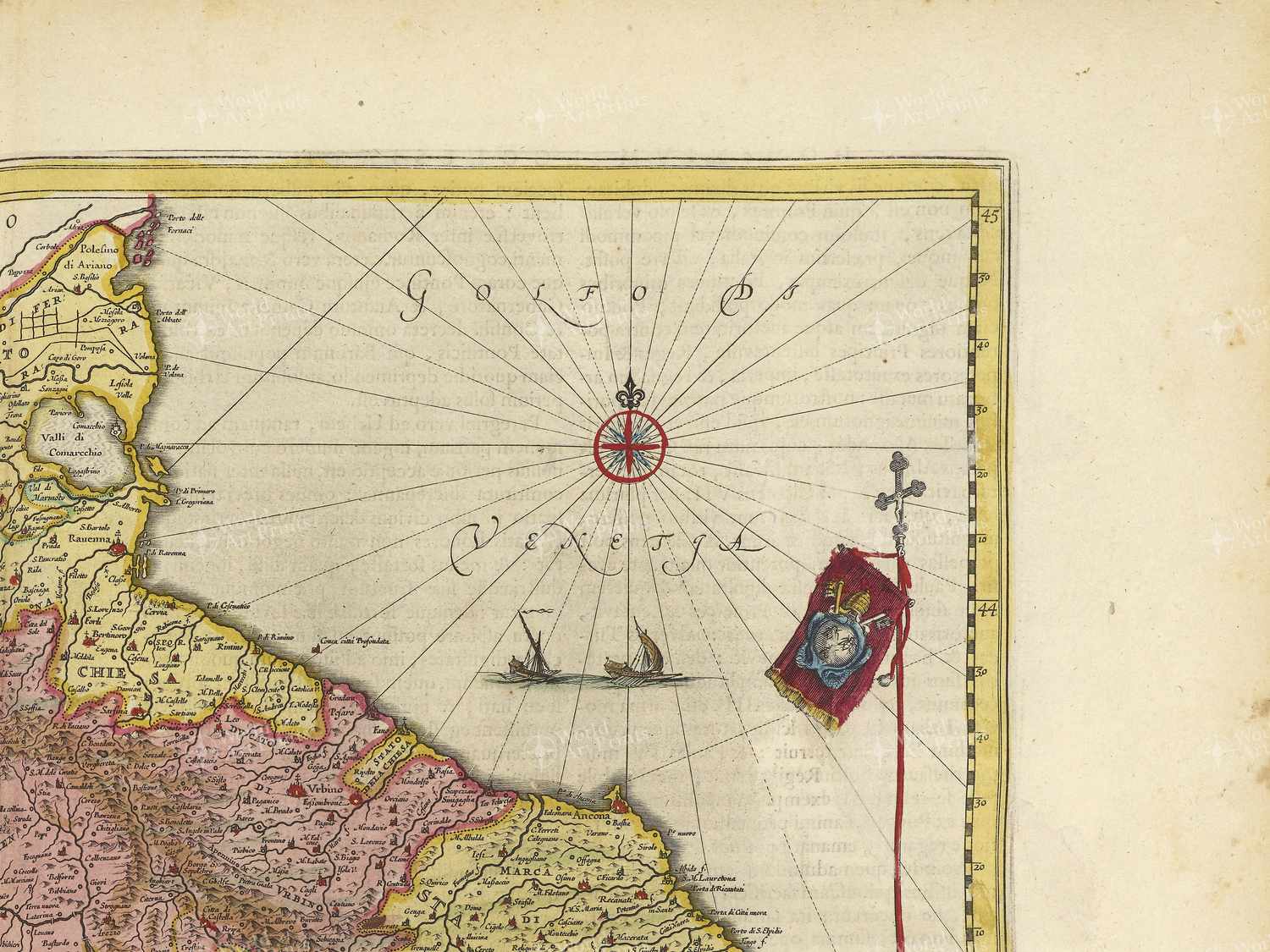 Map top right quadrant