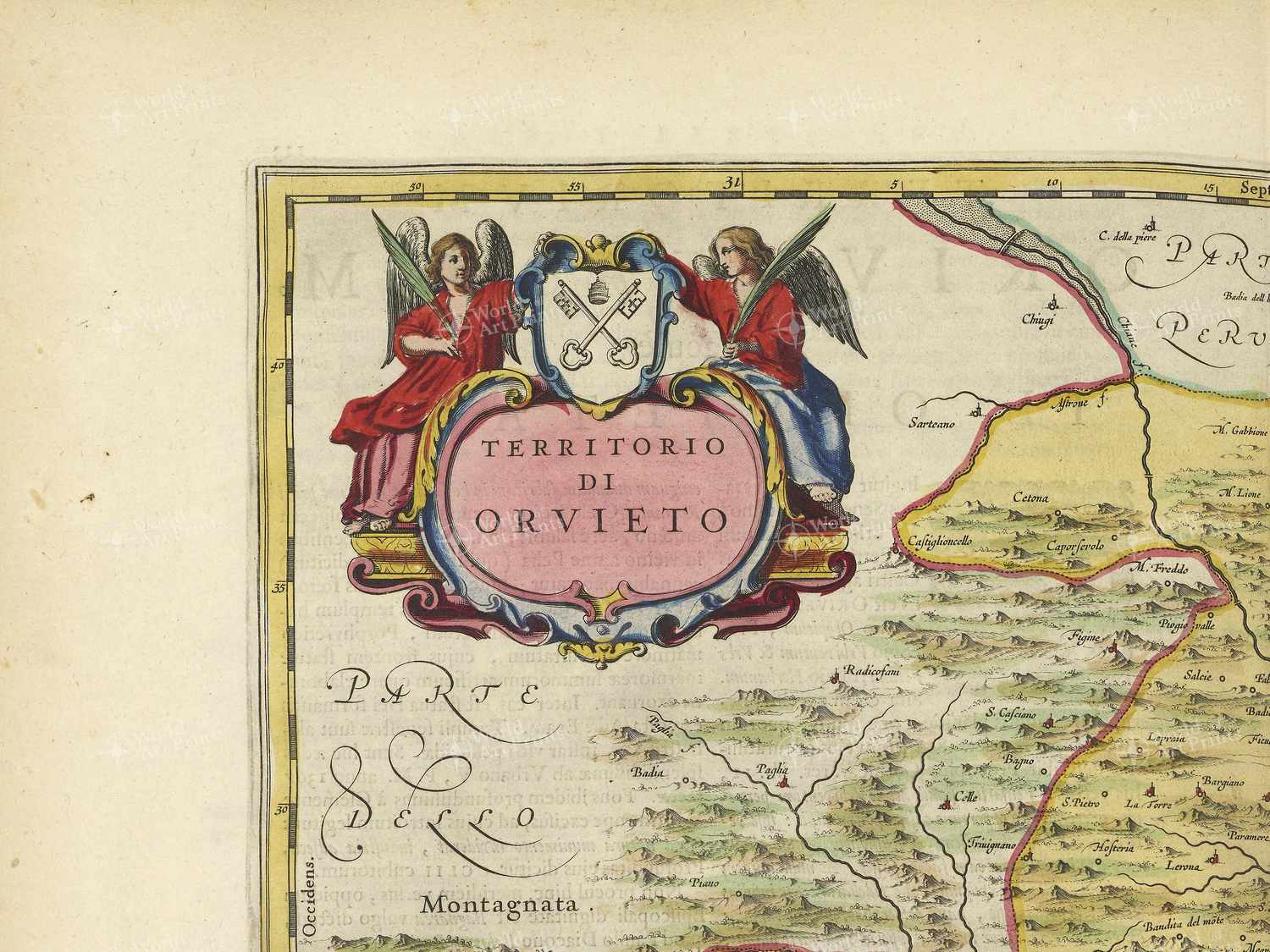 Map top left quadrant