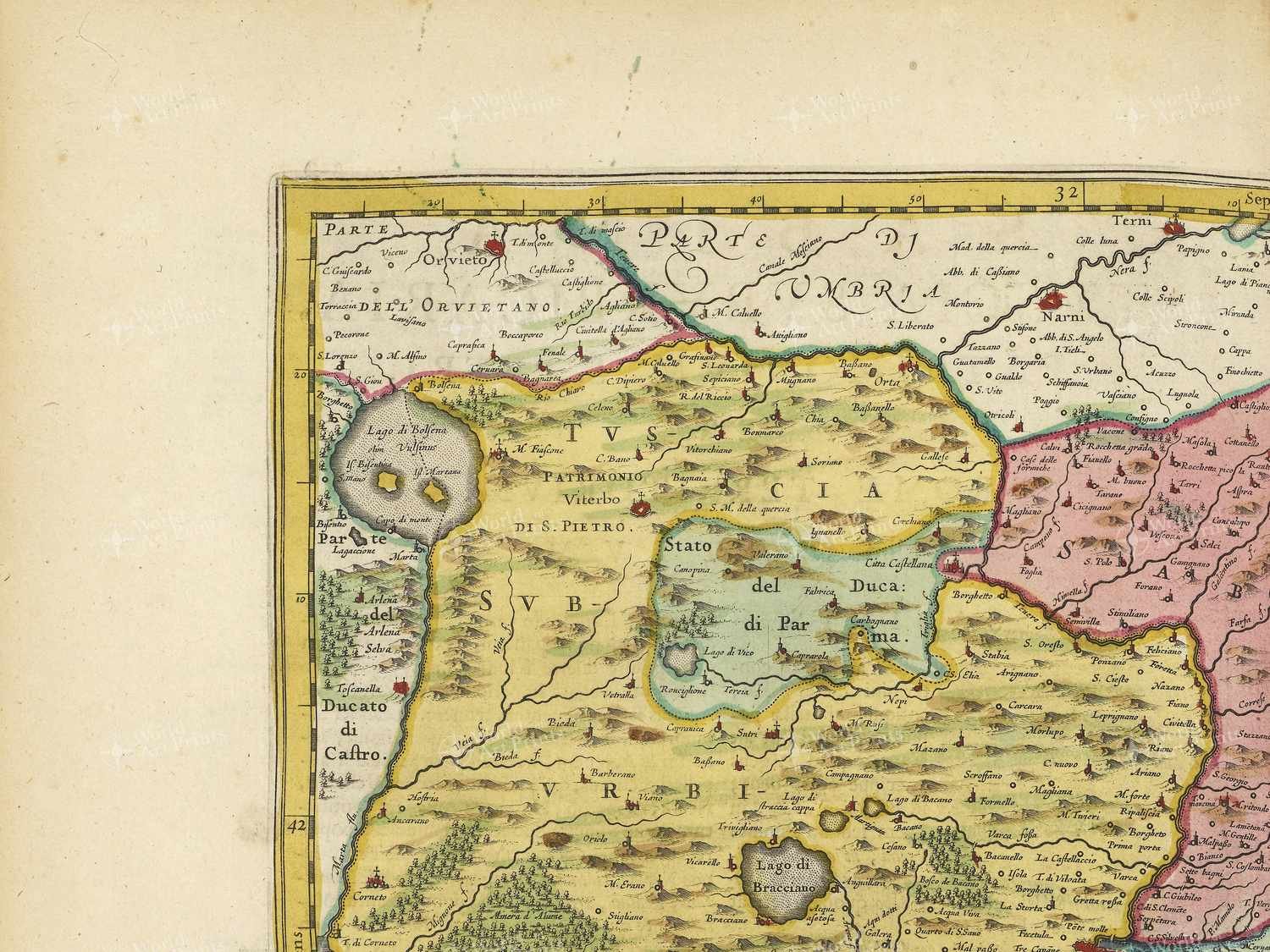 Map top left quadrant