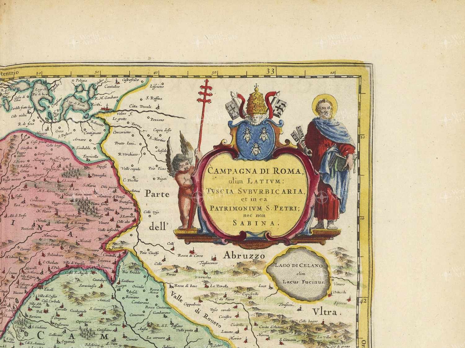 Map top right quadrant