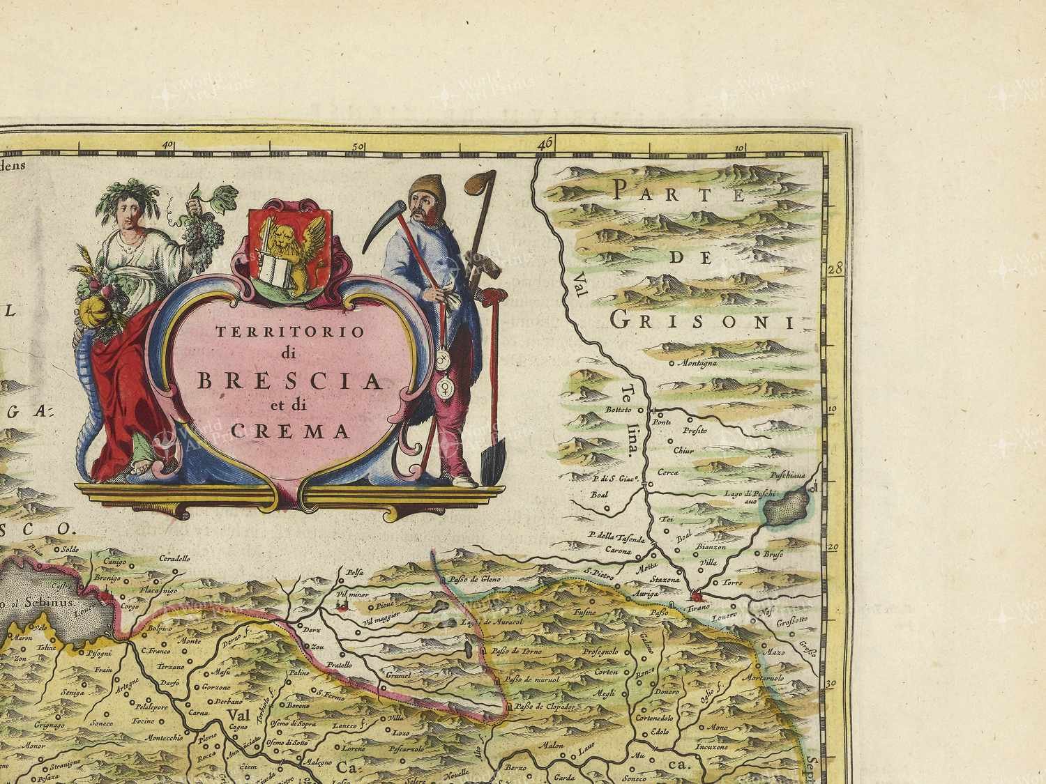 Map top right quadrant