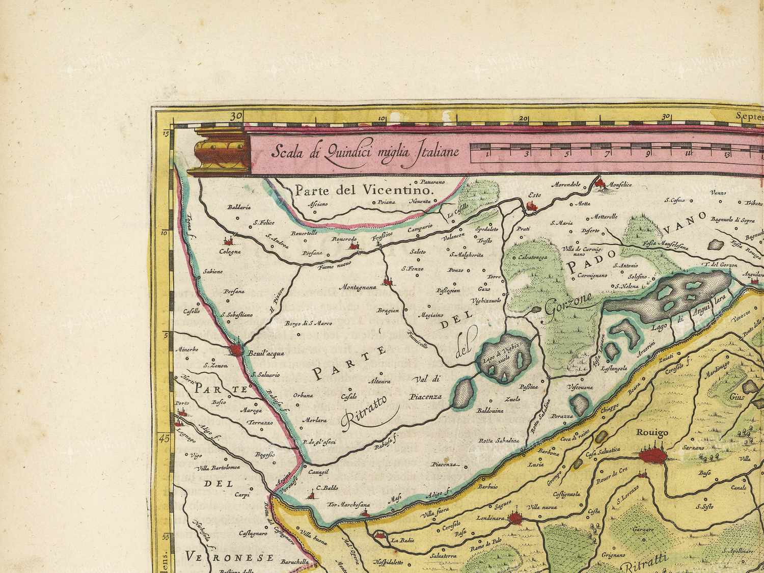 Map top left quadrant
