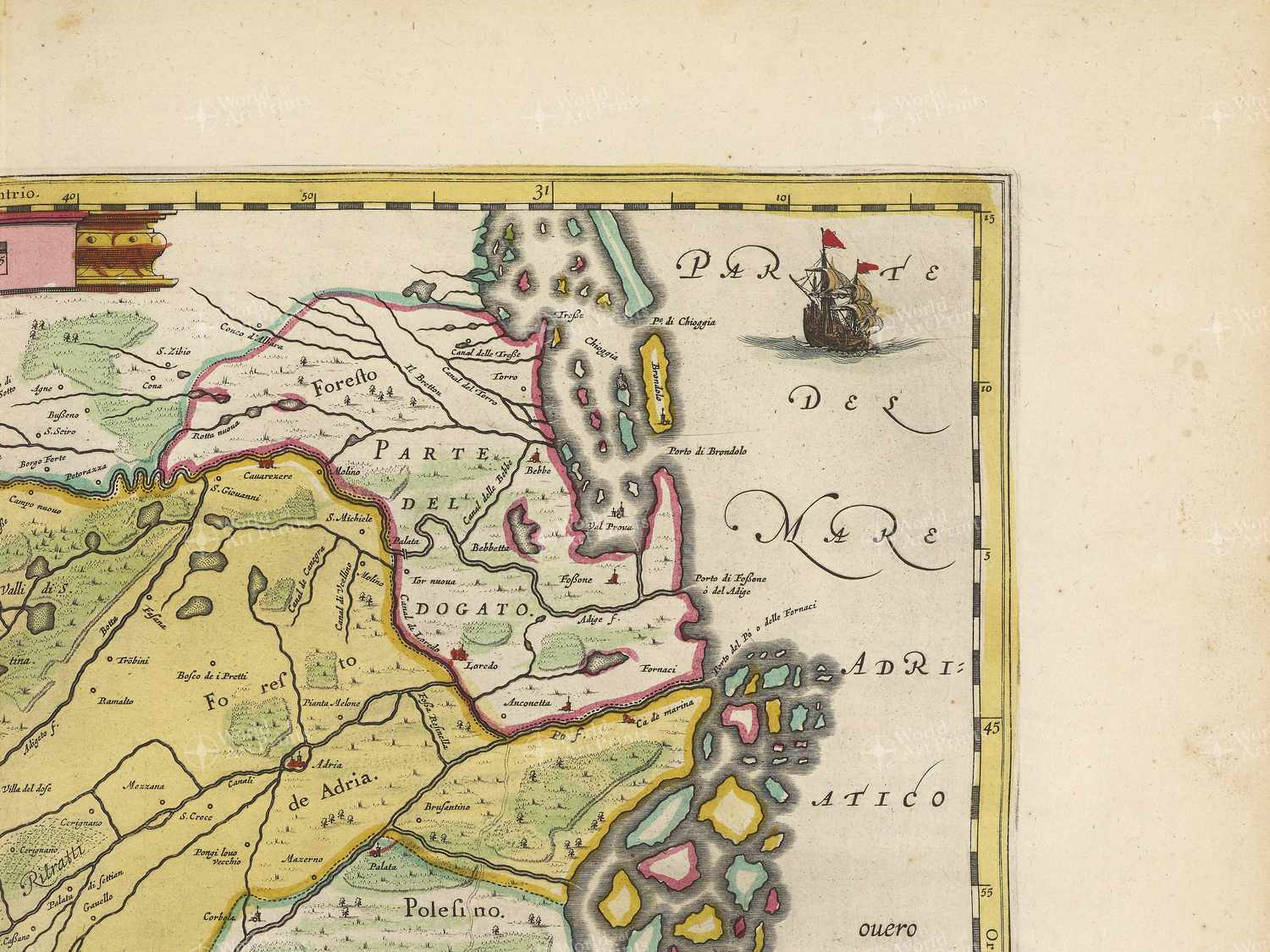 Map top right quadrant