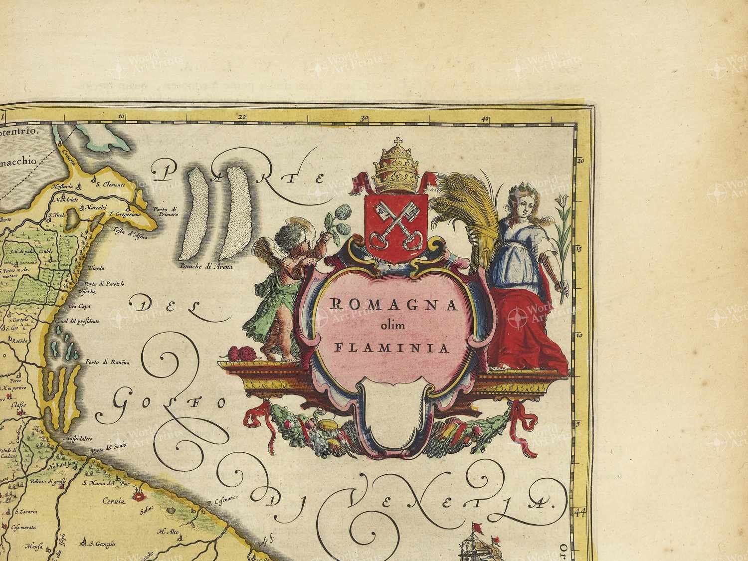Map top right quadrant