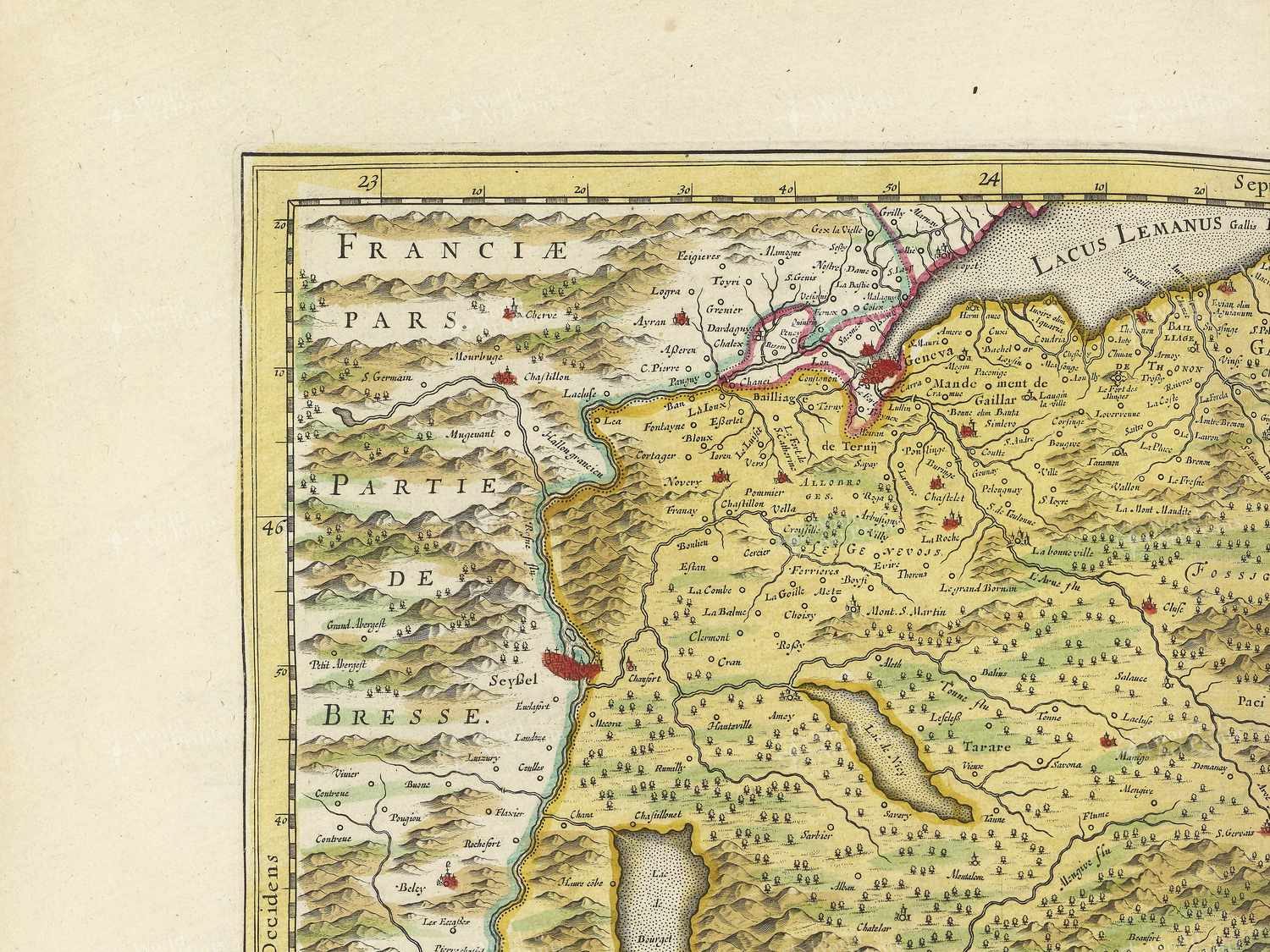Map top left quadrant