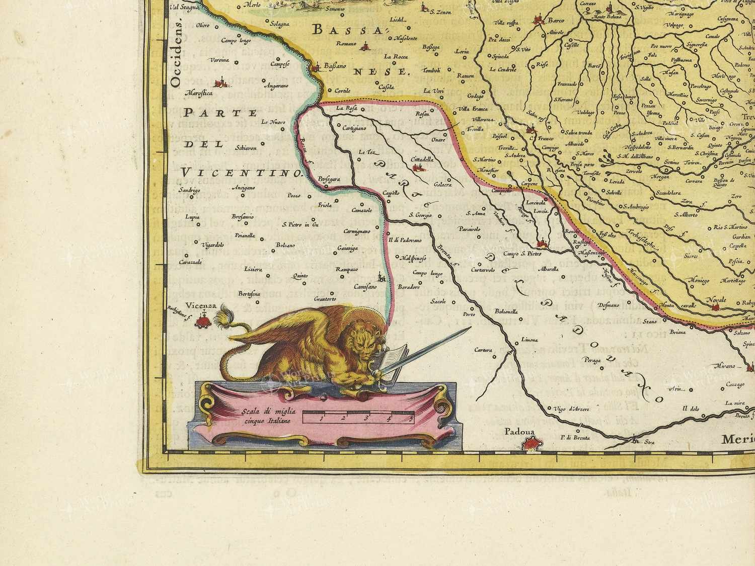 Map bottom left quadrant