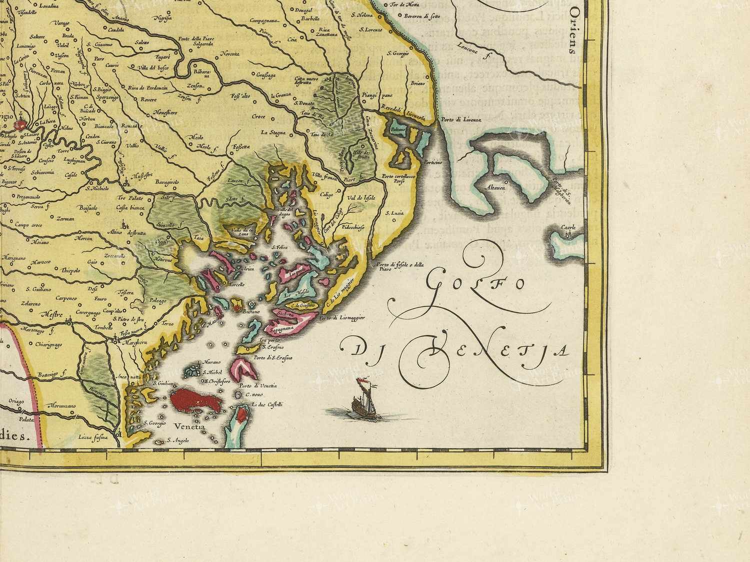 Map bottom right quadrant