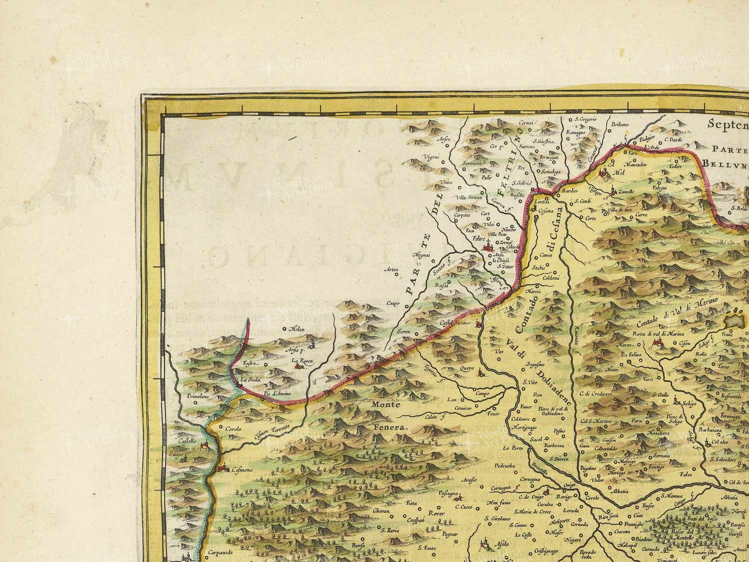 Map top left quadrant