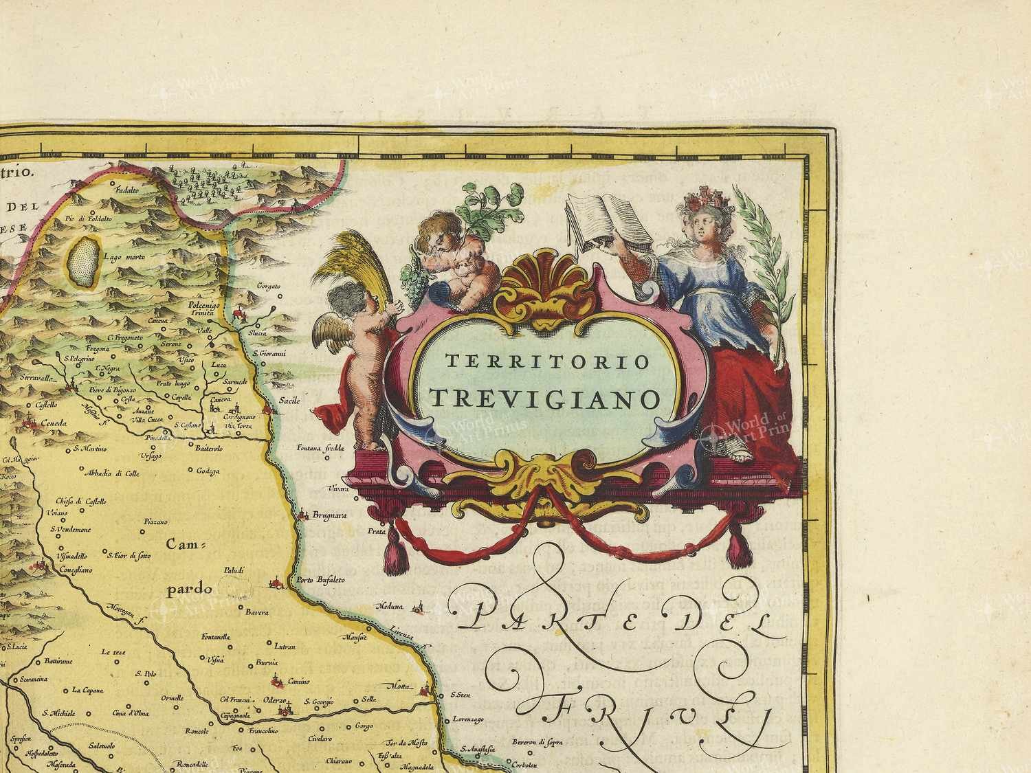 Map top right quadrant