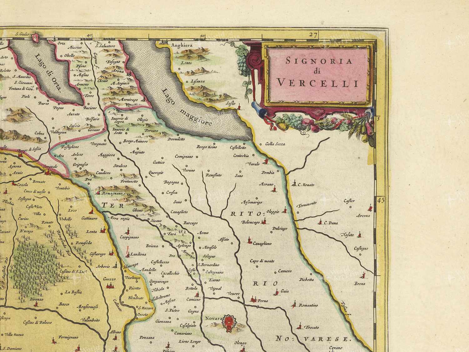 Map top right quadrant