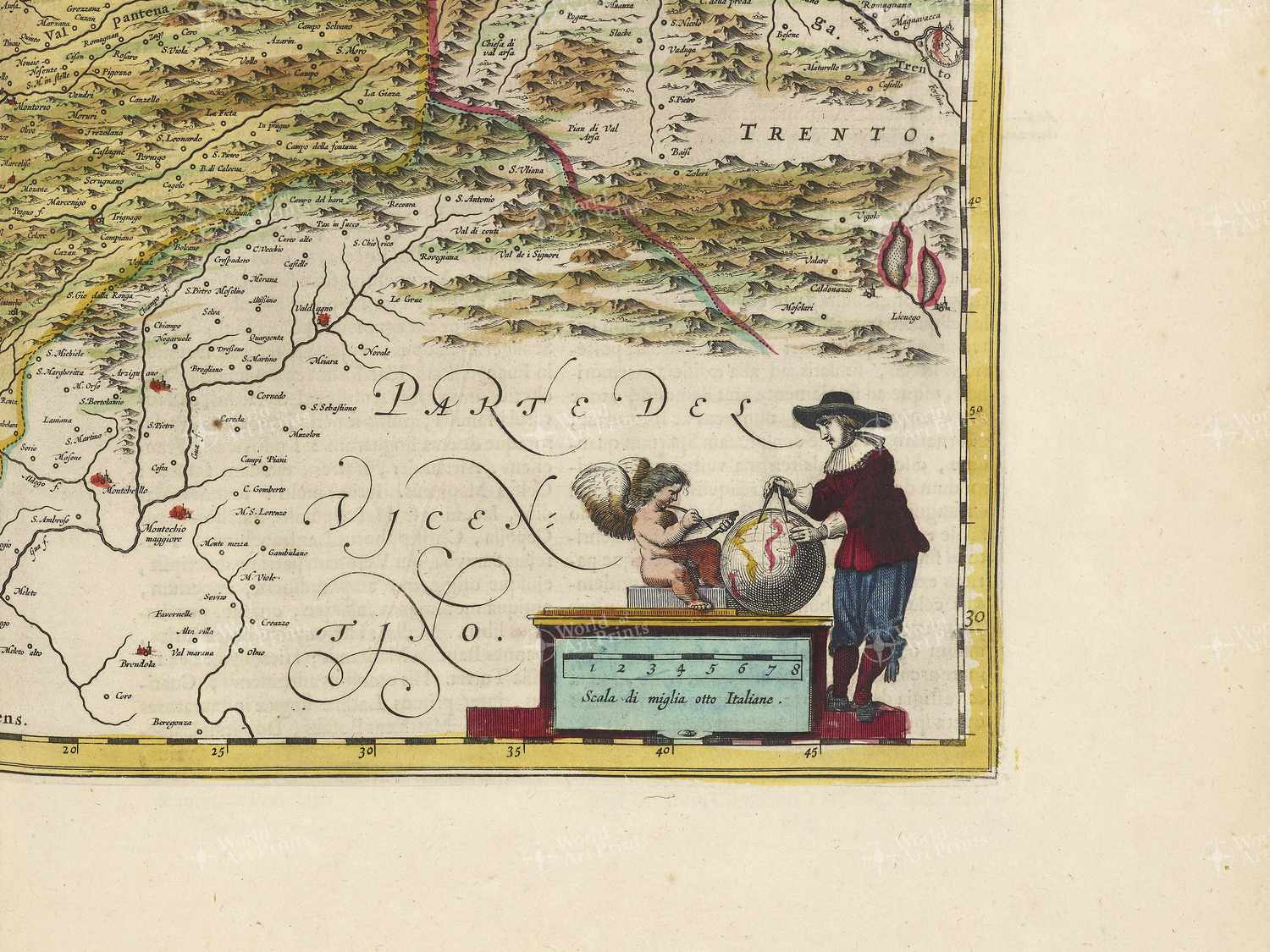Map bottom right quadrant