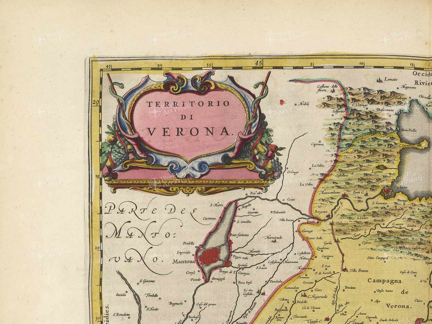 Map top left quadrant