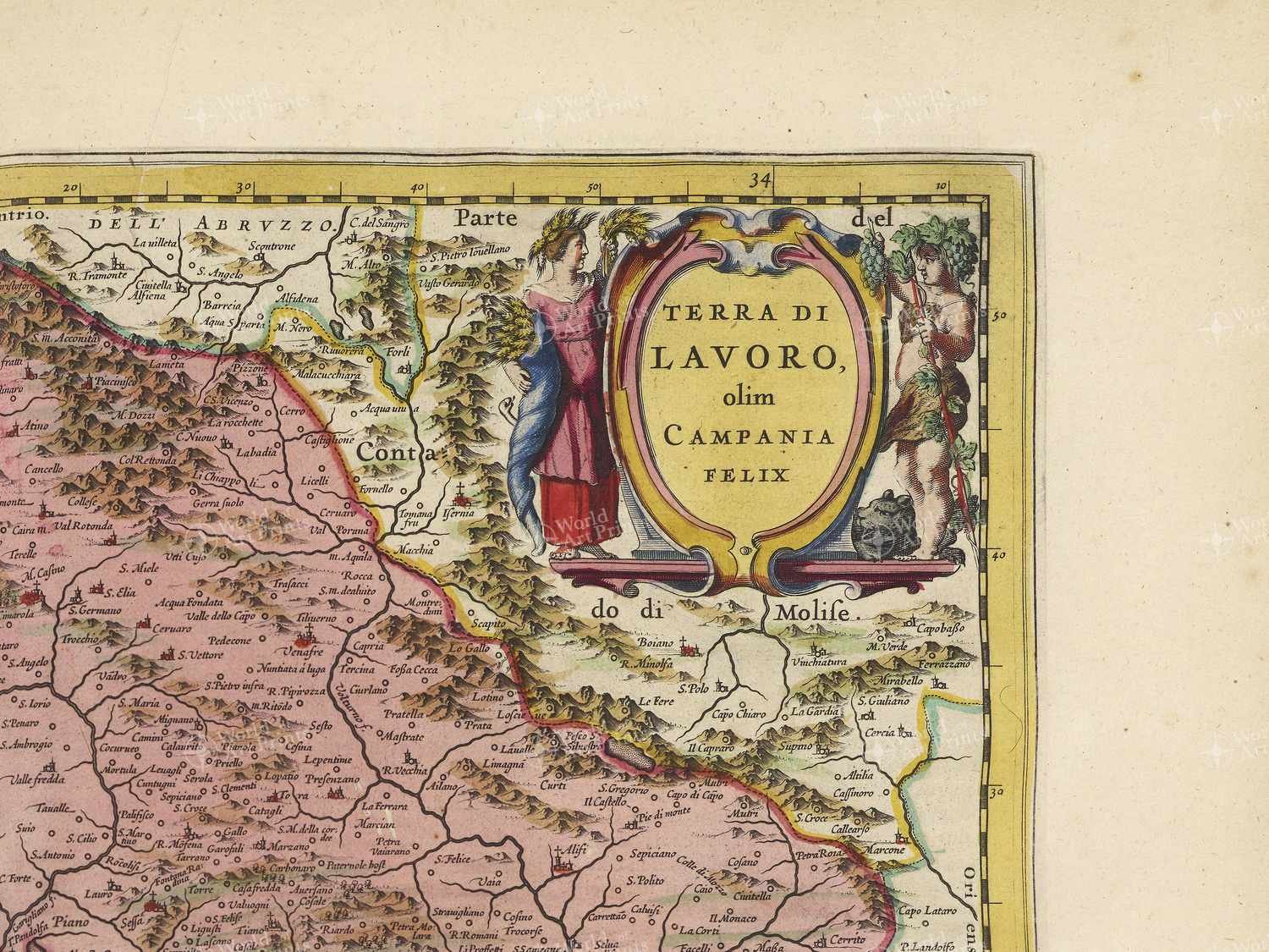 Map top right quadrant
