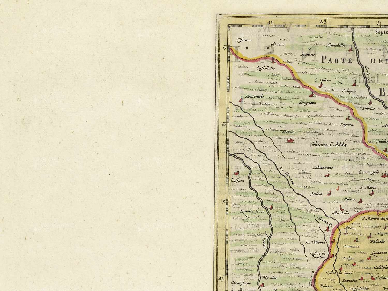 Map top left quadrant
