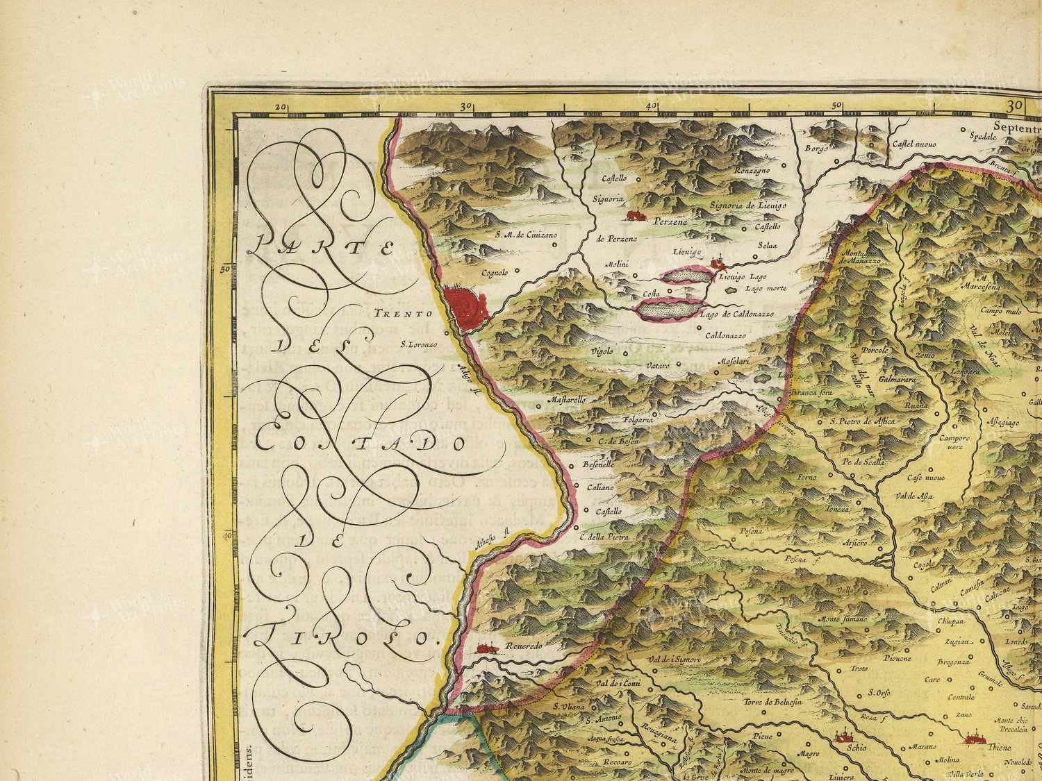 Map top left quadrant