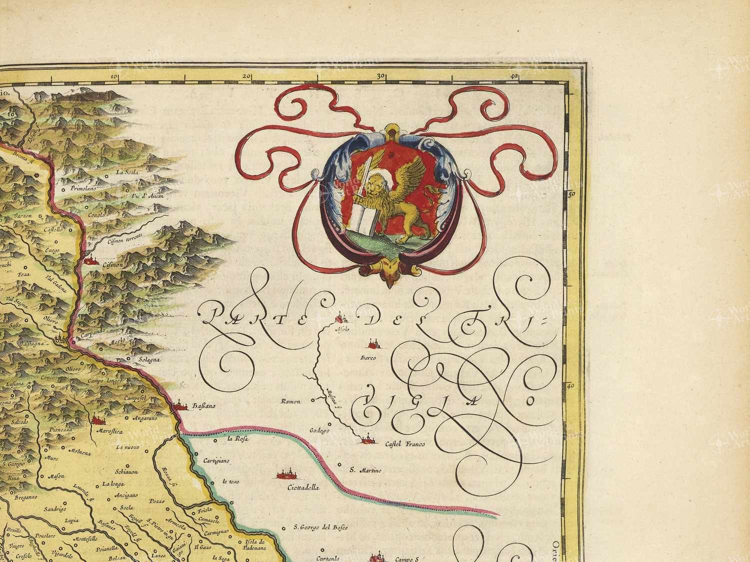 Map top right quadrant