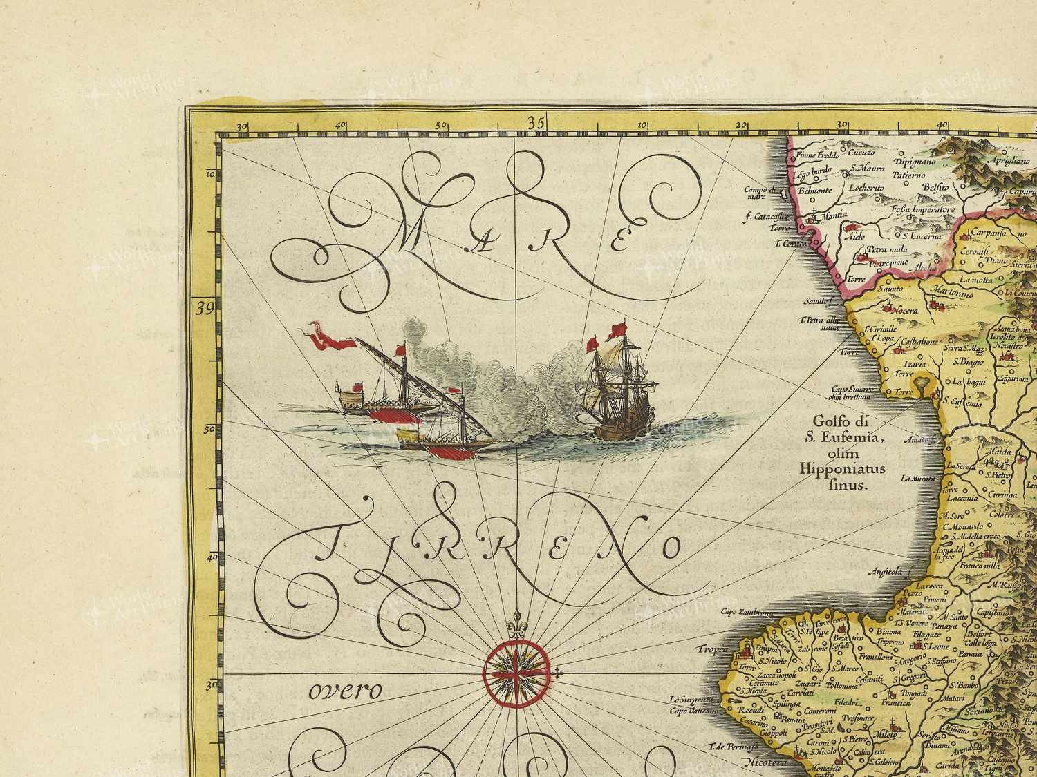 Map top left quadrant