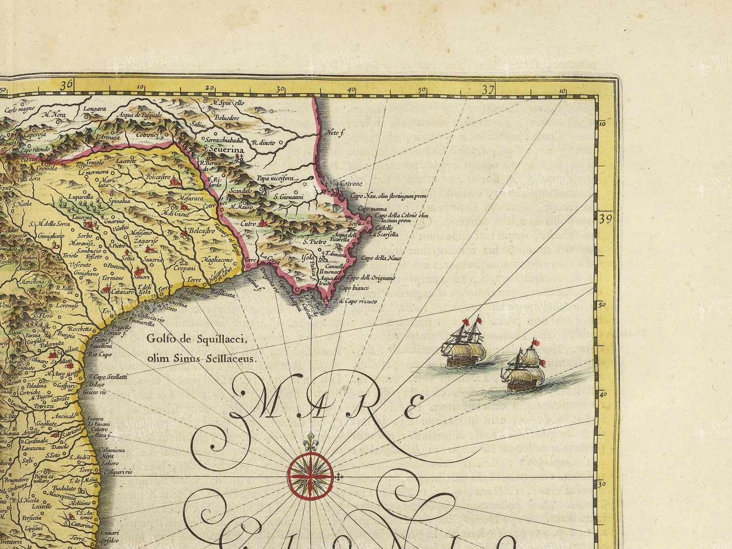 Map top right quadrant