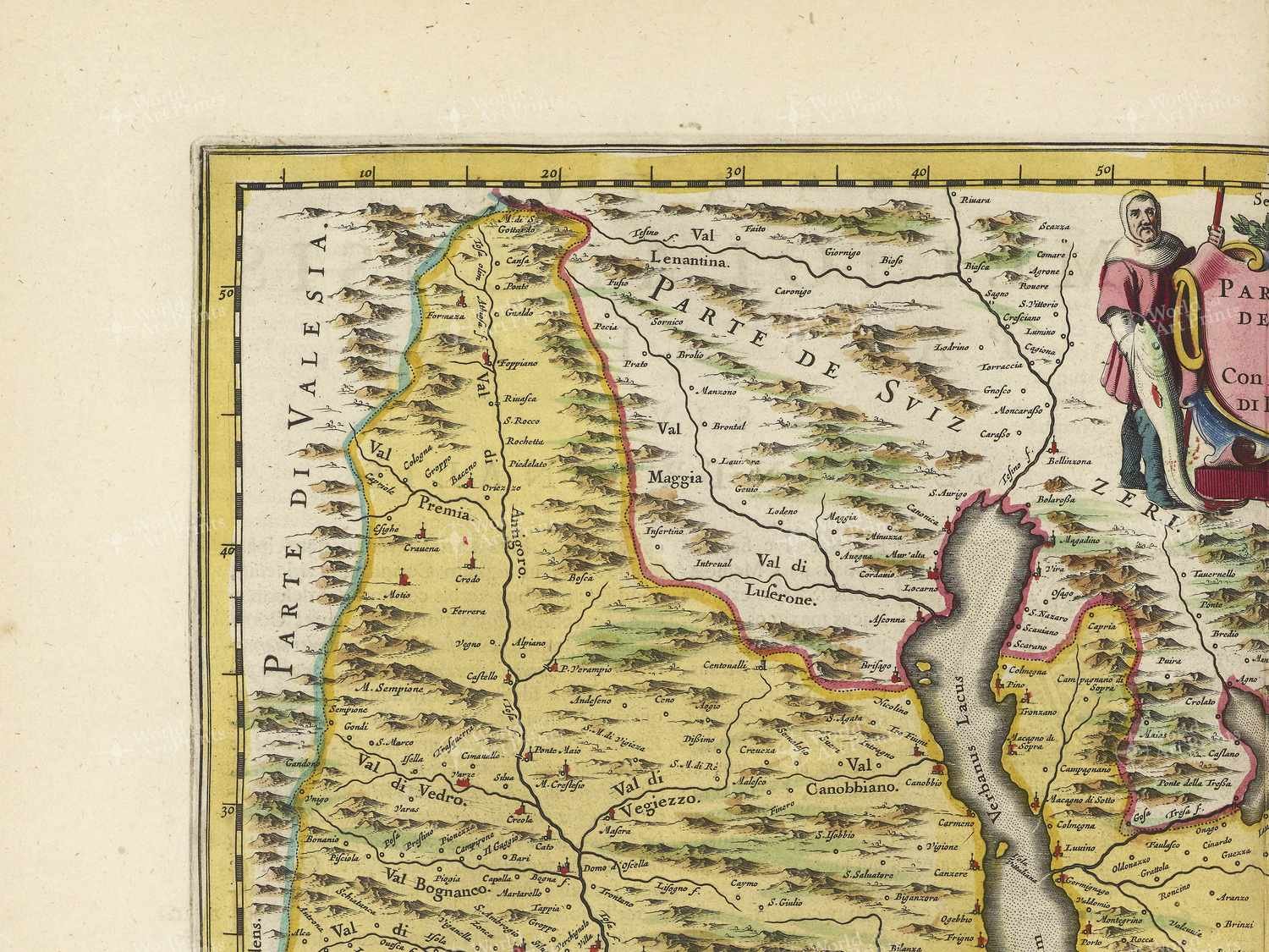Map top left quadrant