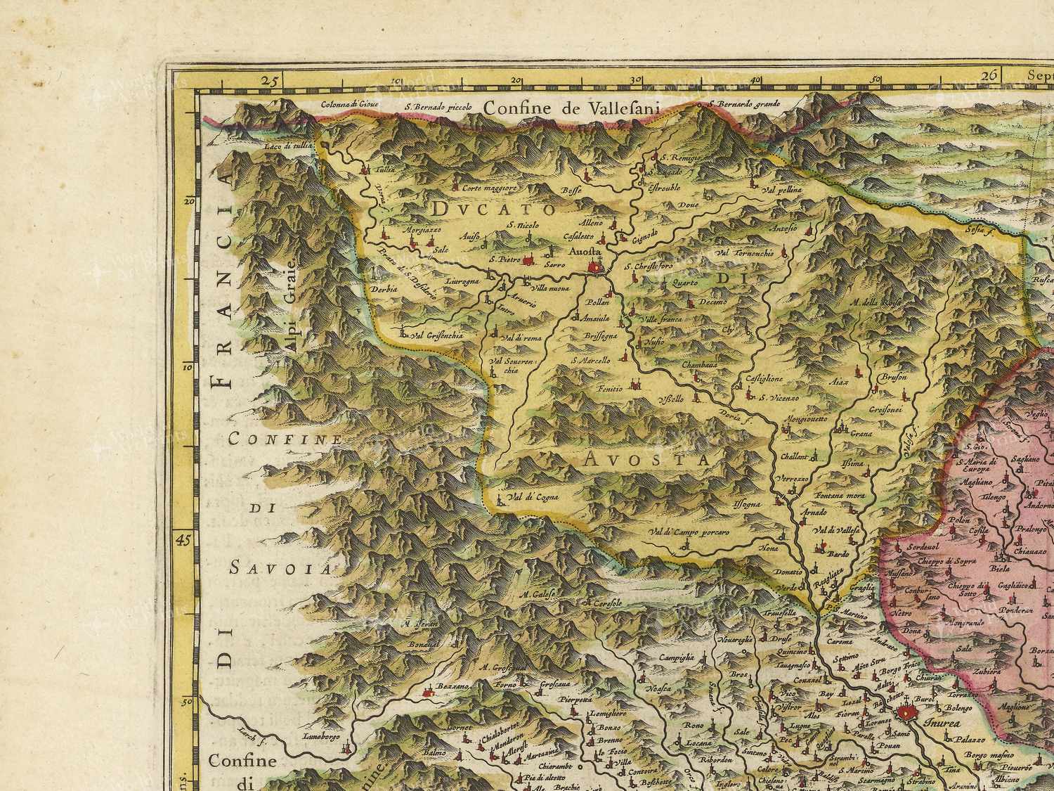 Map top left quadrant