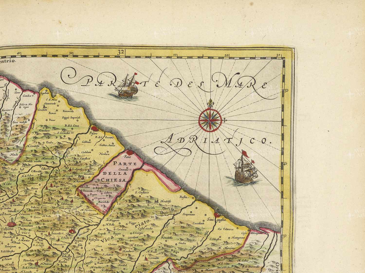 Map top right quadrant