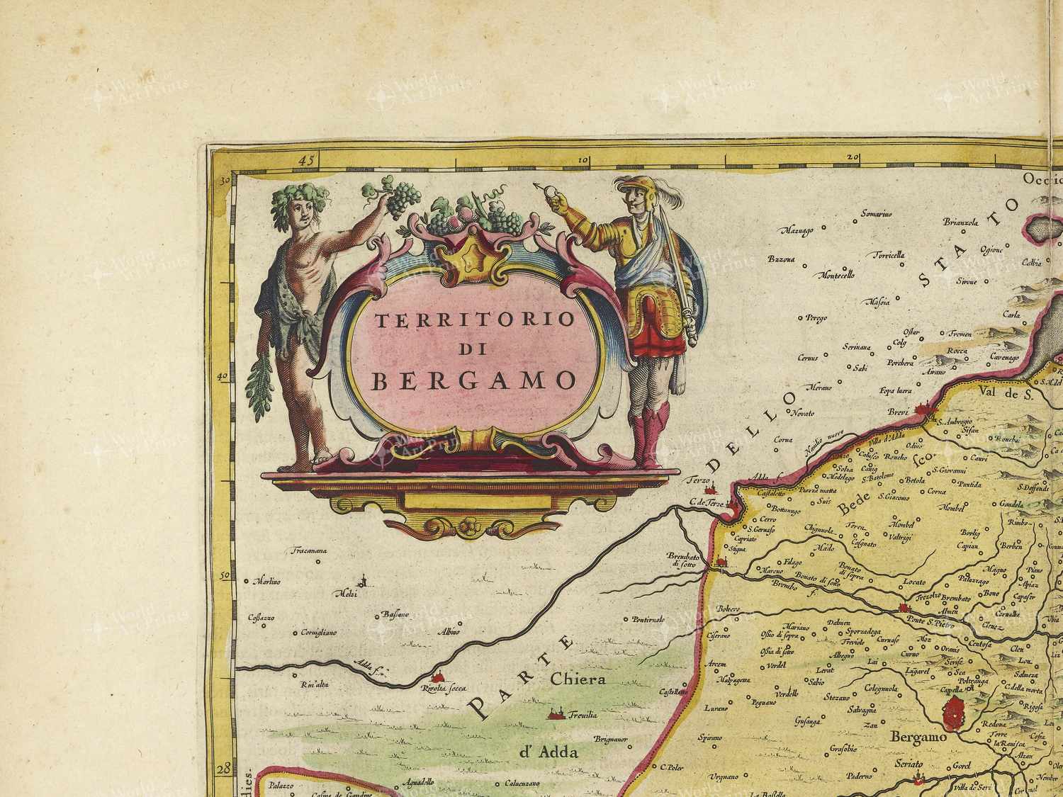 Map top left quadrant