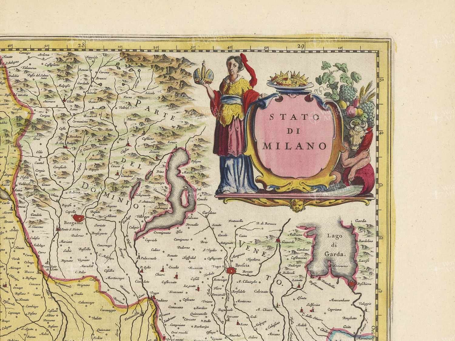 Map top right quadrant