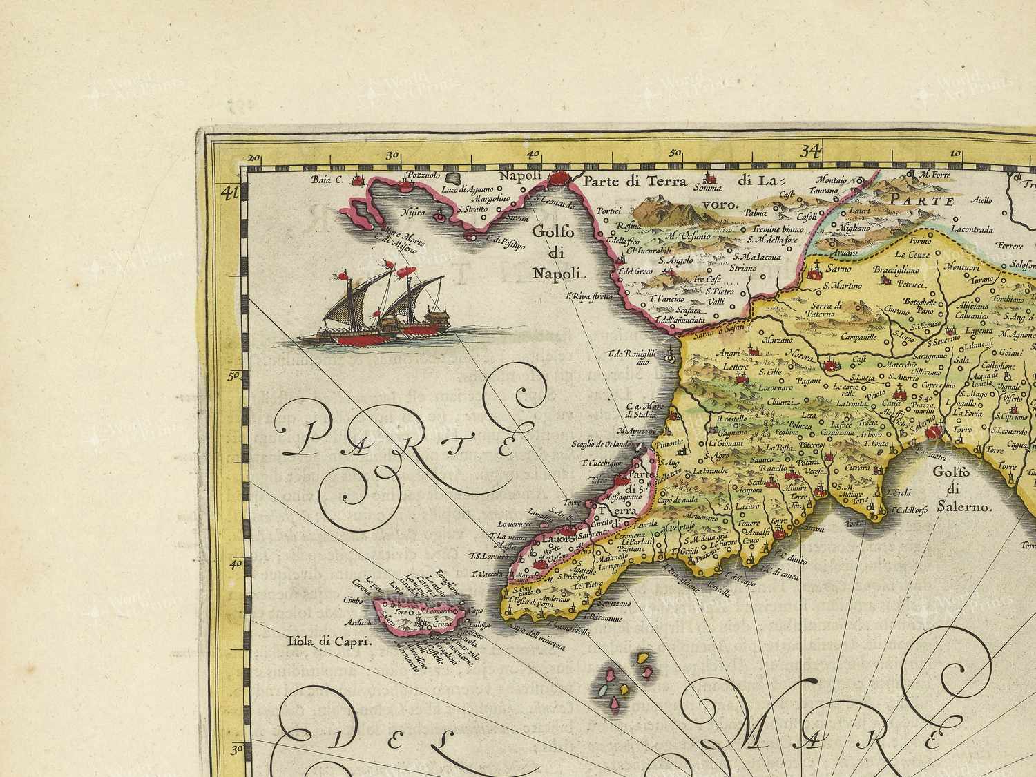 Map top left quadrant