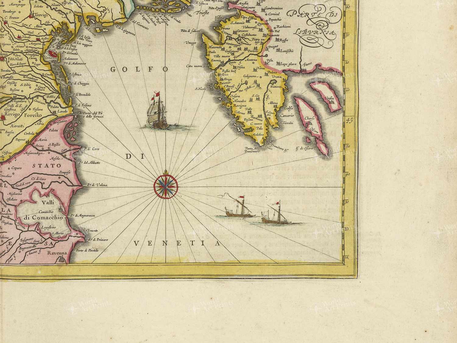 Map bottom right quadrant