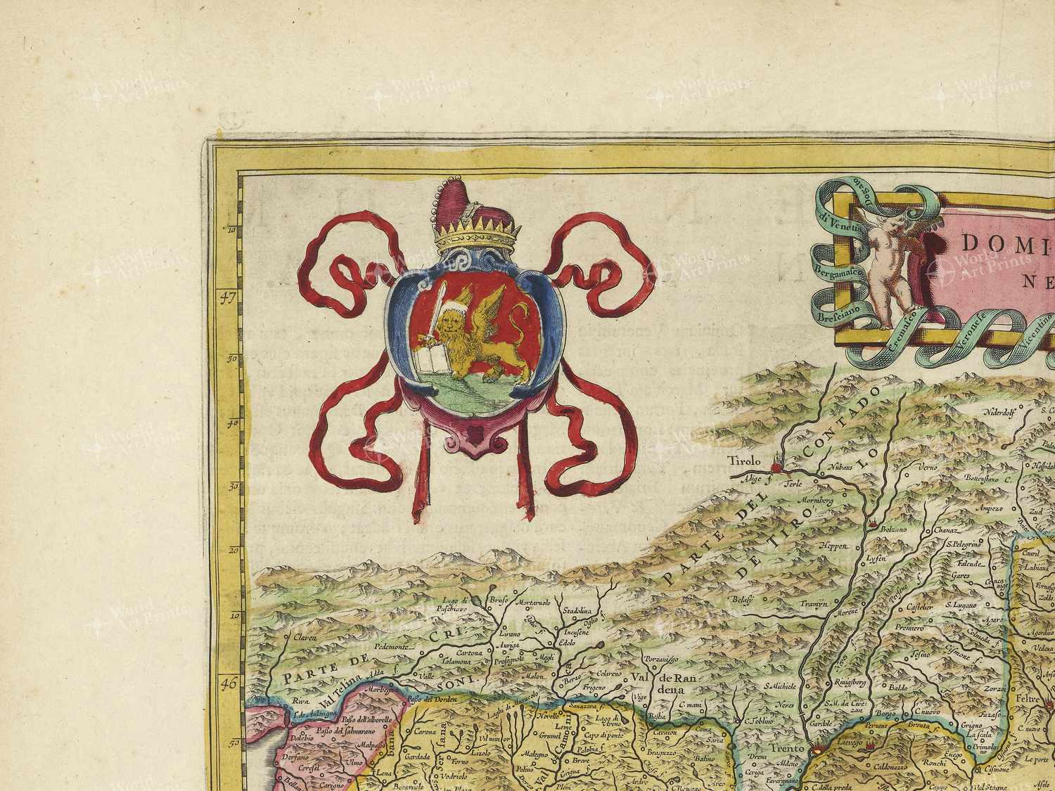 Map top left quadrant