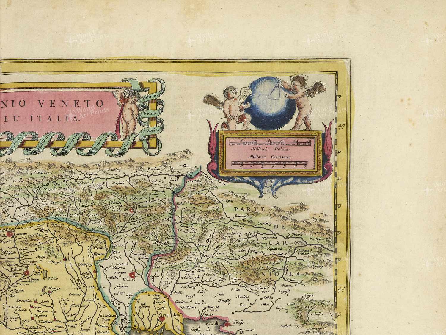 Map top right quadrant