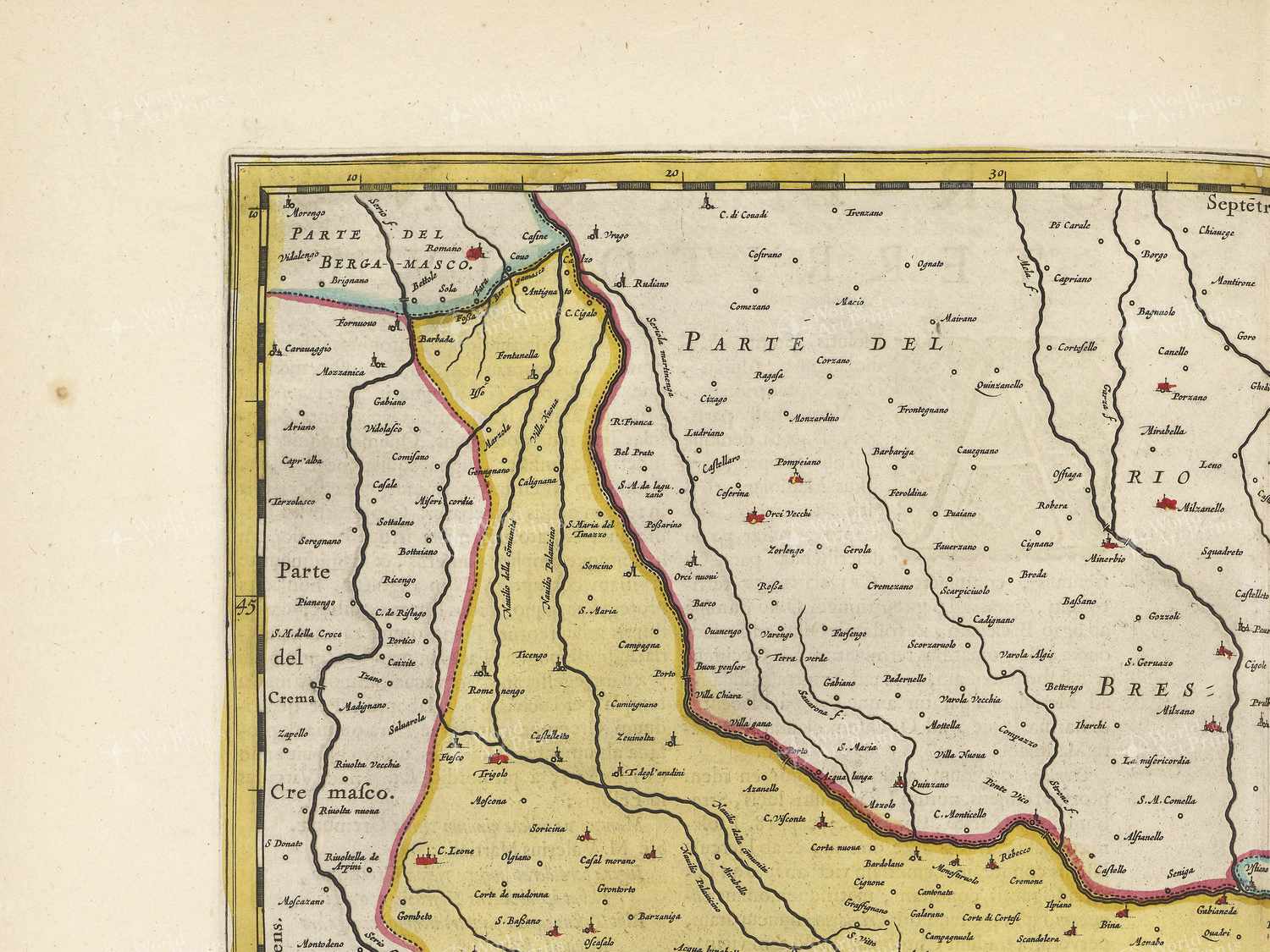 Map top left quadrant
