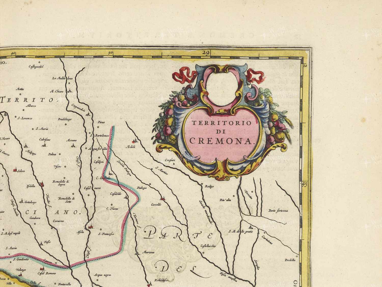 Map top right quadrant