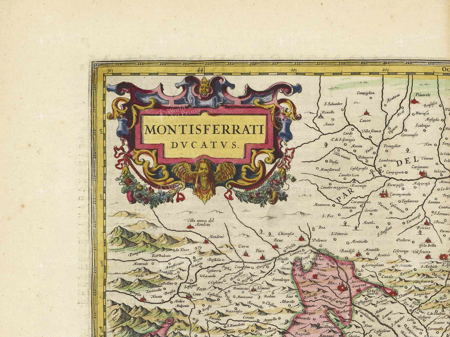 Map top left quadrant
